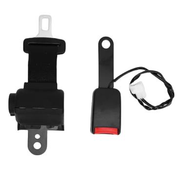 Imagem de FTVOGUE Cinto de Segurança do Assento Empilhadeira, 43.3 Polegada Retrátil Cinto de Fivela de Assento de 2 Pontos Com Parafusos para Empilhadeiras 1-10t Universal