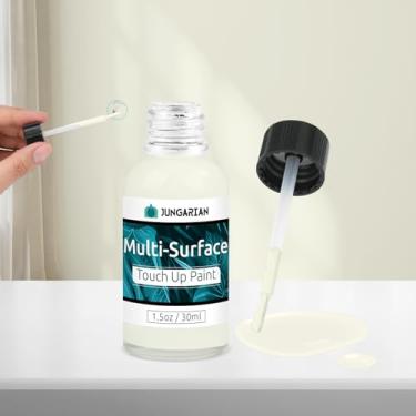 Imagem de Jungarian Tinta de retoque branca, caneta de tinta de retoque multisuperfície para gabinete, móveis, parede, porcelana, capa de pintura de eletrodomésticos semi brilhosos, tinta interna e externa, 30