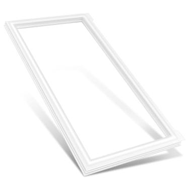 Imagem de Gaxeta de porta de congelador de geladeira atualizada 167.0 cm x 79.6 cm 3206261 compatível com gaxeta de porta de freezer Frigidaire para Kenmore 5300129798 vedação de porta de freezer vertical
