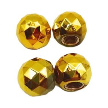Imagem de Tampas De Válvula Tornasol Coloridas (4 Peças) Para Carro, Moto, Bicic