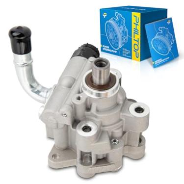 Imagem de PHILTOP Bomba de direção hidráulica 215461, adequada para Grand Cherokee 5.7L 2005-2010, Commander 5.7L, 2006-2010 Commander 5.7L, substitui OE 215461, 52089883AC, 52089883AD, 6112PX, MB845011