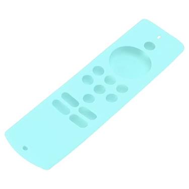 Imagem de Phefop Capa de Controle Remoto, Capa Protetora Antiderrapante Macia de Silicone Com Cordão para Fire TV Stick Lite (#14)
