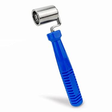 Imagem de Cartints Rolo de Costura Suavizante, Isolamento Térmico para Carro Aplicação de Desenhos de Som, Rolo de Costura de Papel de Parede, Cabeça de Rolo de Aço e Alça de Plástico Antiderrapante