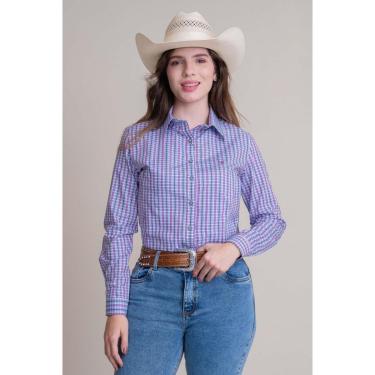 Imagem de CAMISA FEMININA MANGA LONGA TEXAS FARM - CAF136 - XADREZ-Feminino