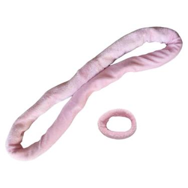 Imagem de Generic Laço de mão profissional multifuncional, prático e de alta resistência, com 40 cm de comprimento e pequeno círculo para circo pole dance, Rosa