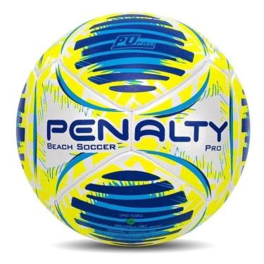Imagem de Bola de Futebol Penalty Beach Soccer PRO - Branca e amarelo-Unissex