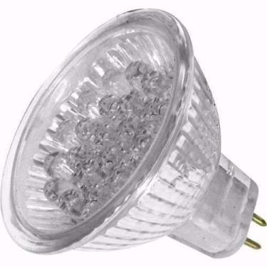 Imagem de Lâmpadas Mini Dicróica Gu4 1w 12v 15 Leds Branco Quente