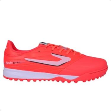 Imagem de Chuteira Topper Maestro Light Society Coral/Branco/Preto,41