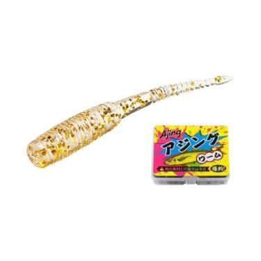 Imagem de 20pcs Isca Macia Ajing De Madeira De Rosa 3.5cm TPR Swimbait Isca Arti