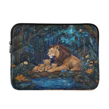 Imagem de Bolsas de trabalho femininas Lioness Cubs Jungle Green, 40 cm, proteção abrangente, bolsa de professor