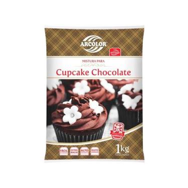 Imagem de Mistura para cupcake chocolate 1kg arcolor - Arcólor