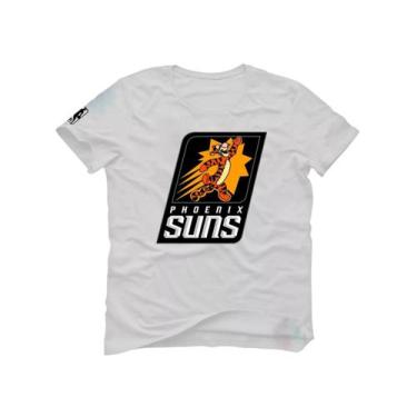 Imagem de Camiseta Basquete Steve Nash Logo Phoenix Suns LakerNation, Branco, M,