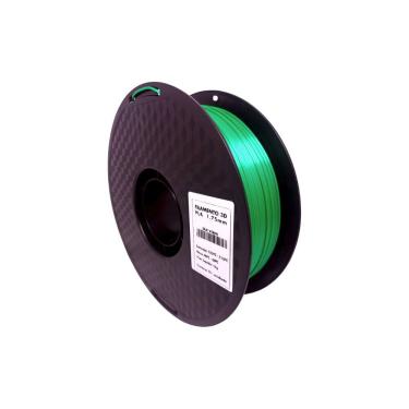Imagem de Filamento 3D - PLA SILK Verde - Rolo 1KG (1.75mm)
