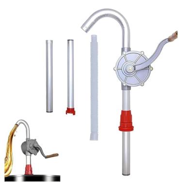 Imagem de Bomba Manual para Transferência de Óleo, Compatível com Tambor de 200 Litros, Inclui Mangueira e Bico