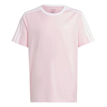 Imagem de Camiseta Infantil Adidas Algodão Folgada Essentials Três Listras Boyfriend Feminina-Feminino