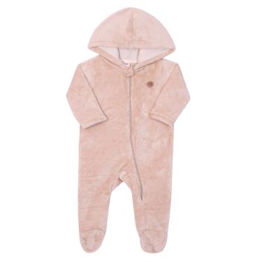 Imagem de Macacão Manga Longa Bebê Menino Soft Bege Nini & Bambini-Masculino