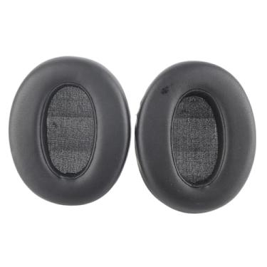 Imagem de Almofadas De Fone De Ouvido De Couro Macio Almofadas De Ouvido De Isolamento De Ruído Acessórios De Fone De Ouvido Engrossado Capa De Fone De Ouvido(preto)