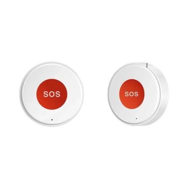 Imagem de Botão De Alarme De Emergência SOS Para Casa Inteligente Para Idosos E 