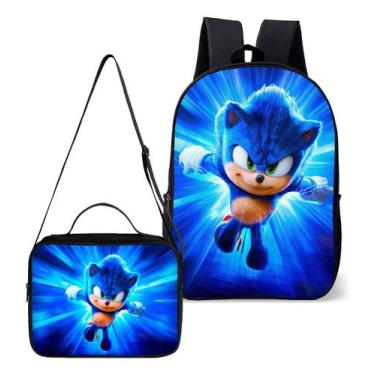 Imagem de Mochila Simples Com Lancheira Termica Kit Escolar Estampa Infantil Gam