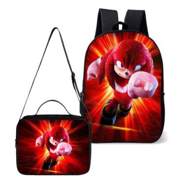 Imagem de Mochila Simples Com Lancheira Termica Kit Escolar Estampa Infantil Gam