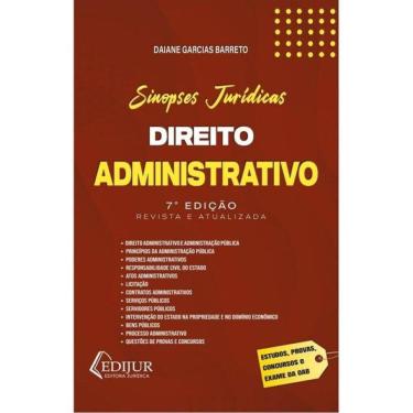 Imagem de Direito Administrativo - Sinopses Jurídicas - 2025