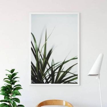 Imagem de Quadro Fotografia De Capim 33X24 - Com Vidro Moldura Branca