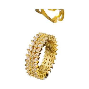 Imagem de Anel De Zircônia Marquise Para Mulheres, Meninas, Casamento, Noivado, 