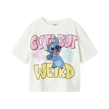 Imagem de Camisetas De Algodão Para Meninas, Traje De Verão Casual, Solto, Manga