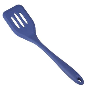Imagem de Espátula Vazada de Silicone Casa do Chef Easy Azul