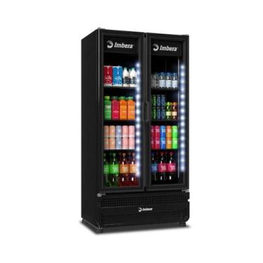 Imagem de Geladeira Expositor de Bebidas 810 Litros 2 Portas Full Black Preta G3