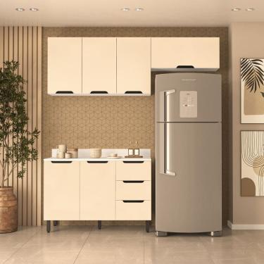 Imagem de Cozinha Modulada 3 Pecas com Tampo Maeena Politorno