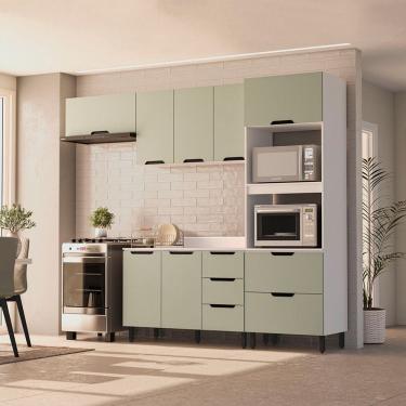 Imagem de Cozinha Modulada 4 Pecas com Tampo Maeena Politorno