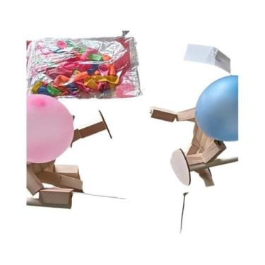 Imagem de Brinquedo de Bola de Batalha Dupla Feito à Mão, Brinquedo Interativo p