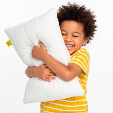 Imagem de Travesseiro Basic Premium - Latex Flocos Capa Hipoalergênica Perfil Kids 30x40x08cm