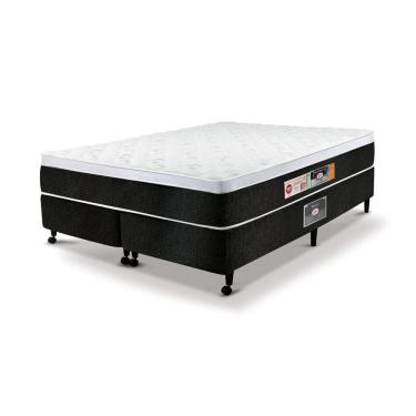 Imagem de Cama Box Queen Castor Black e White Air One Face D45 158x198x50 + Box Castor