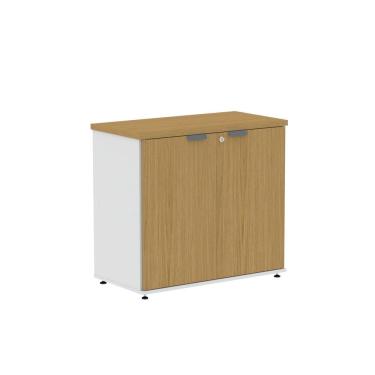 Imagem de Armário Baixo para Escritório com 2 Portas P25 Samba/Branco