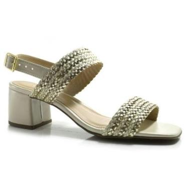 Imagem de Sandália de Salto Bloco Feminina Cazzualen-Feminino