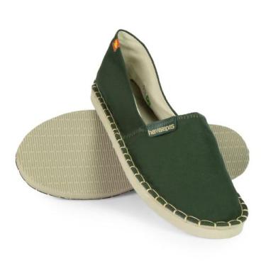 Imagem de Alpargata Havaianas Sapatilha Origem Unissex Tradicional, Verde, 35