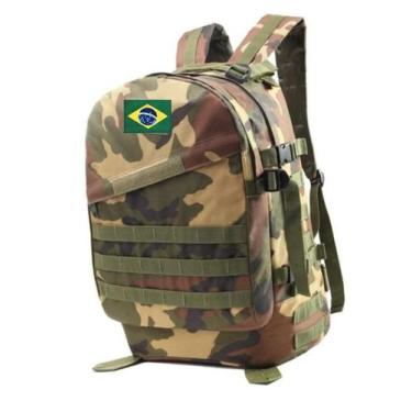 Imagem de Mochila Militar Assault Oxford 900d  40 L - JM Online, Terra br