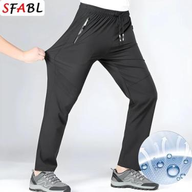 Imagem de Calça Masculina 5XL de Alta Elasticidade - Secagem Rápida para Esporte