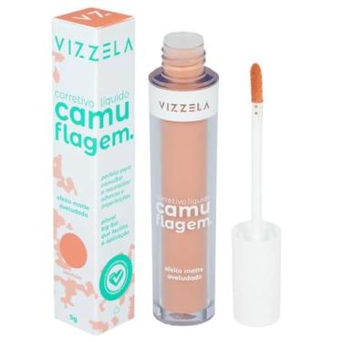 Imagem de Corretivo Líquido Camuflagem Vizzela Salmão 5g