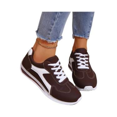 Imagem de Tênis Femininos plus Size Confortáveis Para Primavera, Versáteis, Casu
