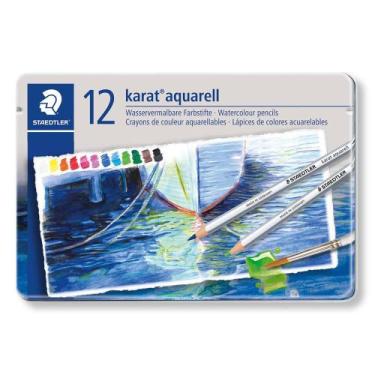Imagem de Lápis de Cor Aquarelável Staedtler Karat 12 Cores 125 M12