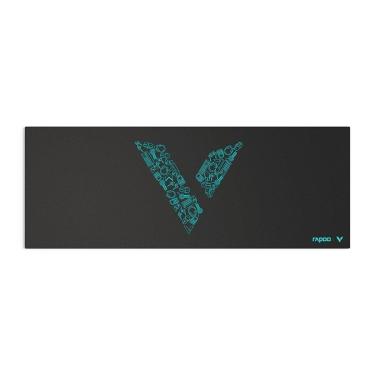 Imagem de Mousepad Gamer Rapoo com Superfície Têxtil de Alta Precisão, Base Antiderrapante e Bordas Reforçadas-Unissex