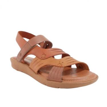 Imagem de Sandália Rasteira New Face 39510, Marrom, 36