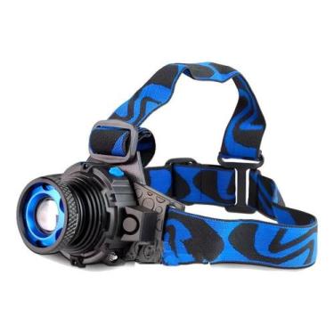 Imagem de Lanterna Tatica De Cabeca Led Cree Com Zoom 3000 Lumens Fluo - Fluorel