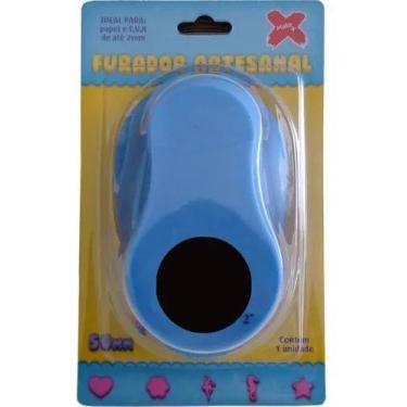 Imagem de Furador Scrapbook Círculo Liso Papel Corte 5cm 2 Polegadas C - Congrat