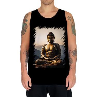 Imagem de Camiseta Regata Estátua de Buda Iluminado Religião 23 - Kasubeck Store