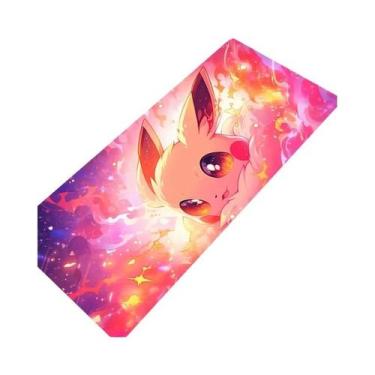 Imagem de Mouse Pad Gamer Eevee Pokémon Anime, Tapete De Mesa Estendido, Tapete 