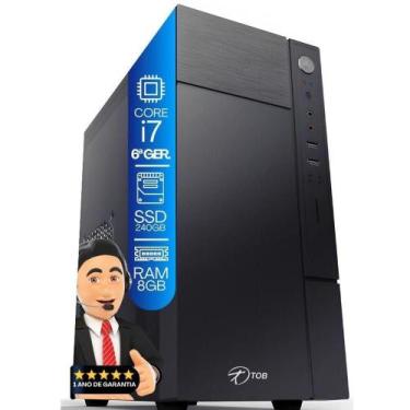 Imagem de Computador Tob Intel Core I7 6ªgeração Memória 8gb Ssd 240gb Win10 Tri